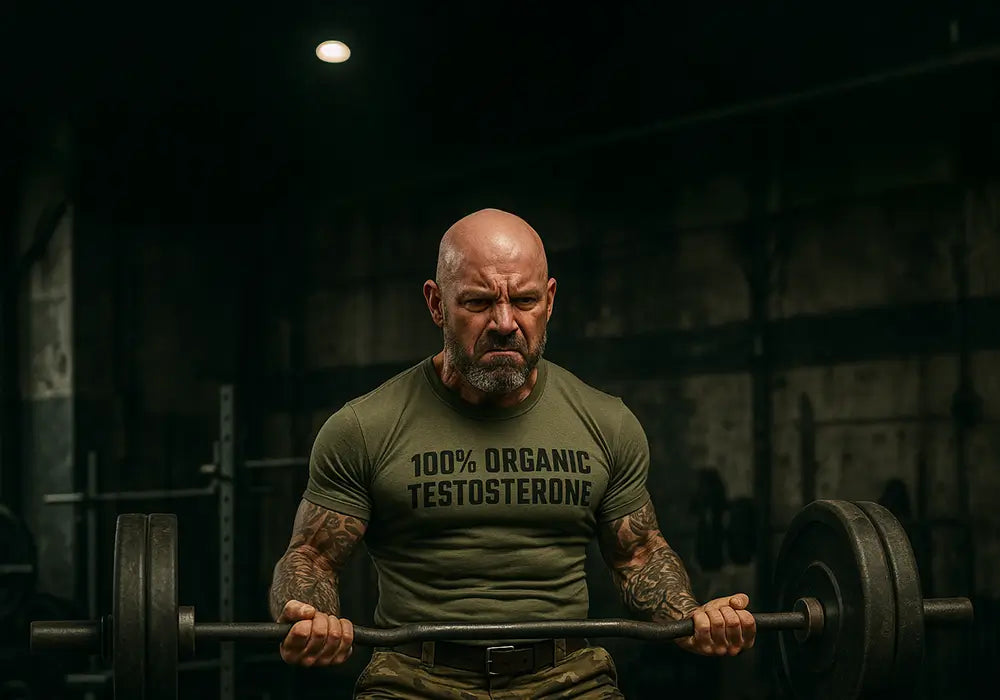 Sheldon Stringer, 47, ex-personal trainer and MMA fighter, lifting weights, facing the struggles of getting back into a gym routine