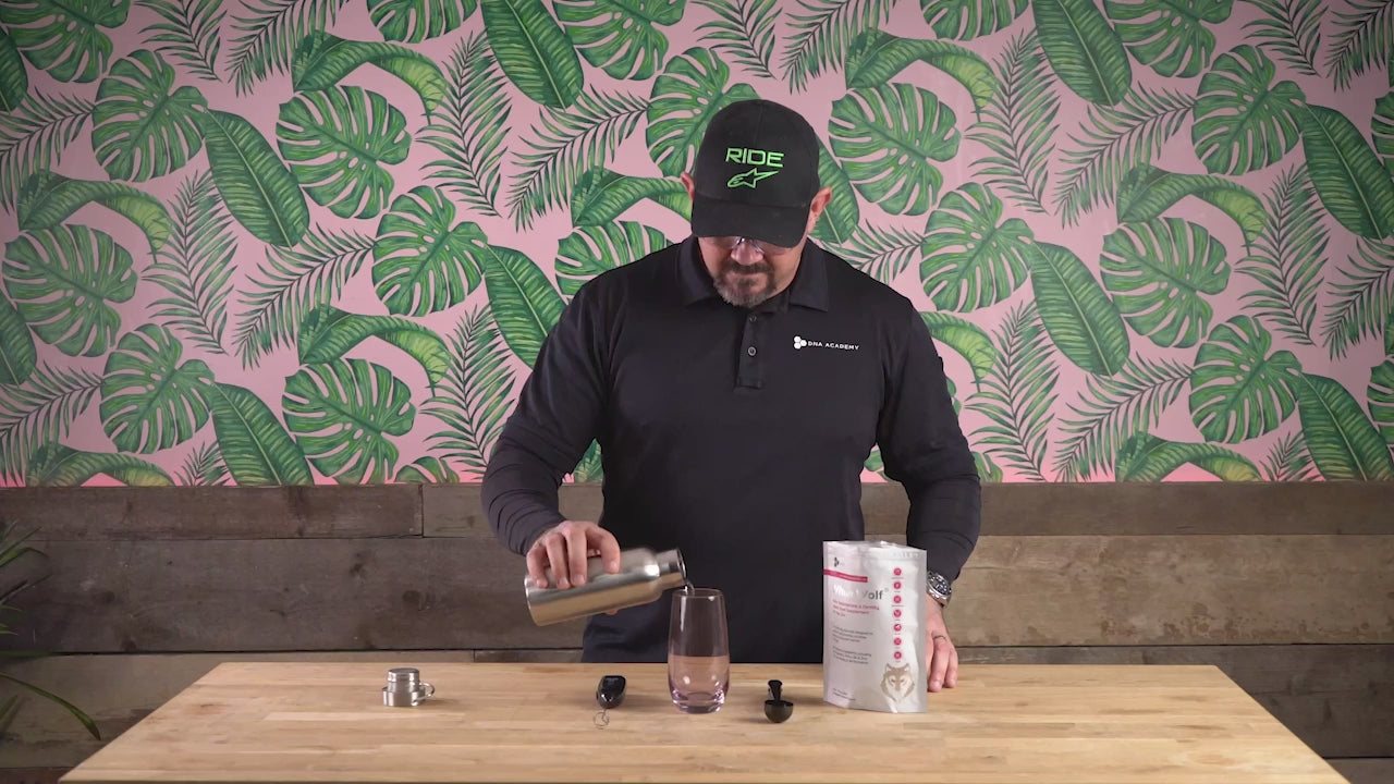 Load video: How to mix Silverback Testosterone Supplement with Andropause Supoort.