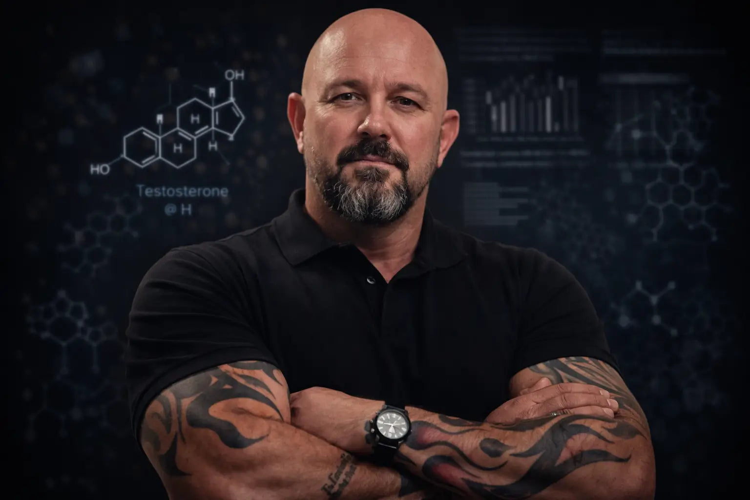 Men’s andropause explained by testosterone expert showing confidence and strength in midlife