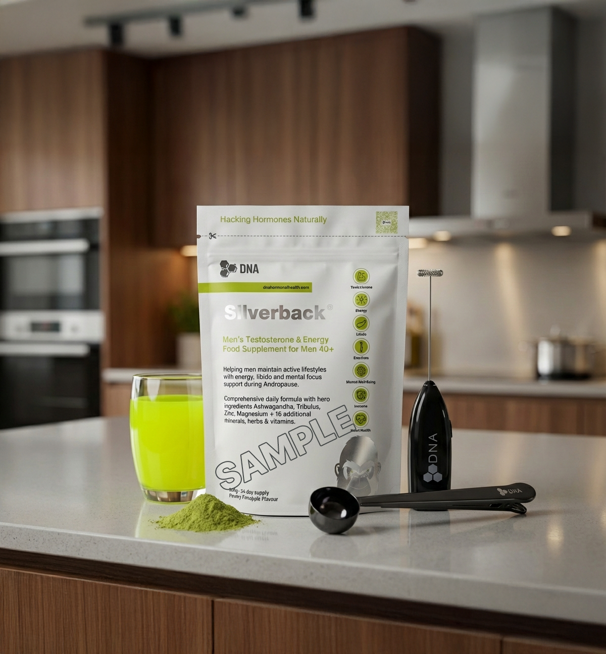 Silverback Energy, Sleep and Mojo Supplement Men 40+