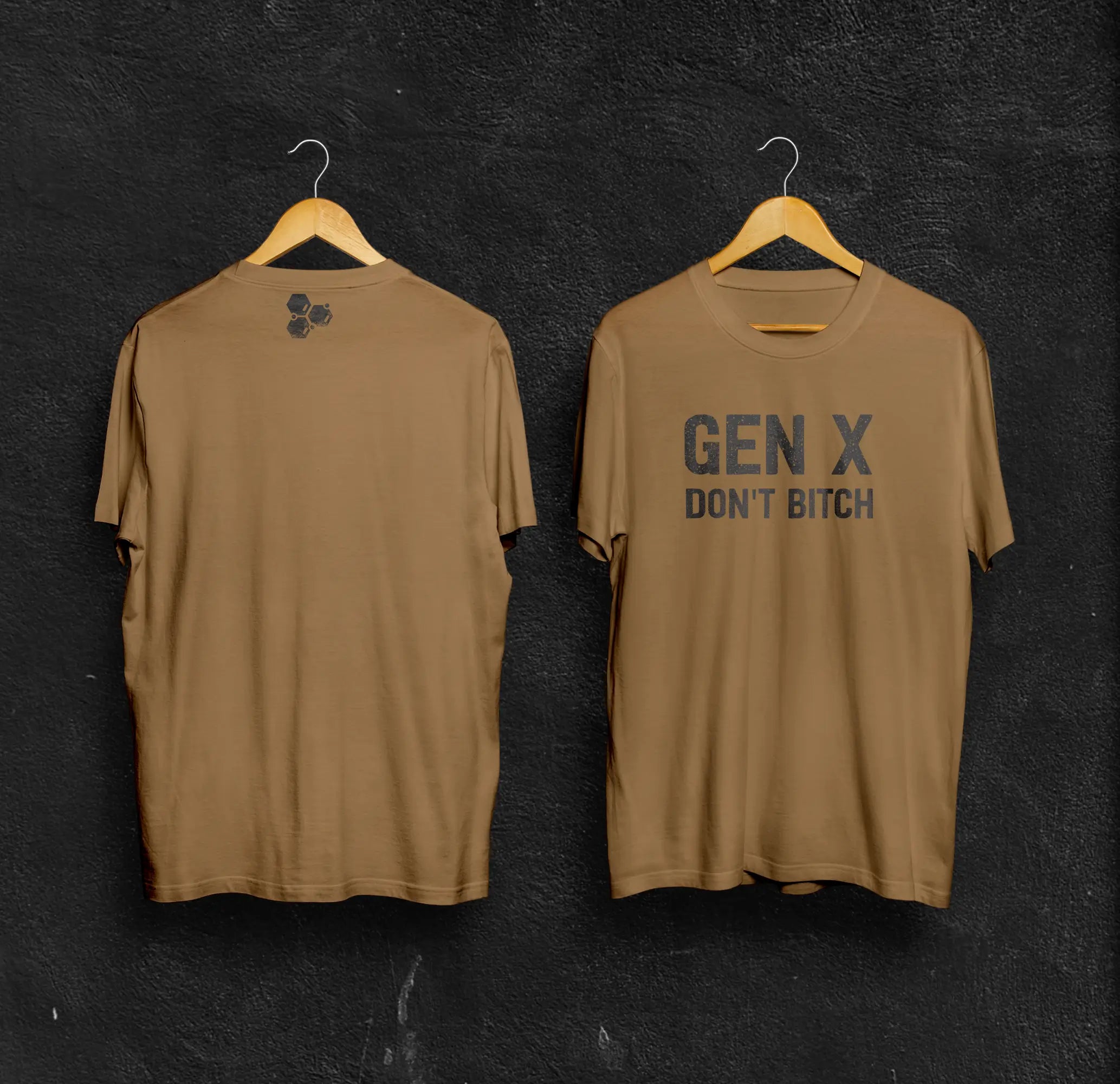 "GEN-X DON'T BITCH" Fitted Men's T-Shirt